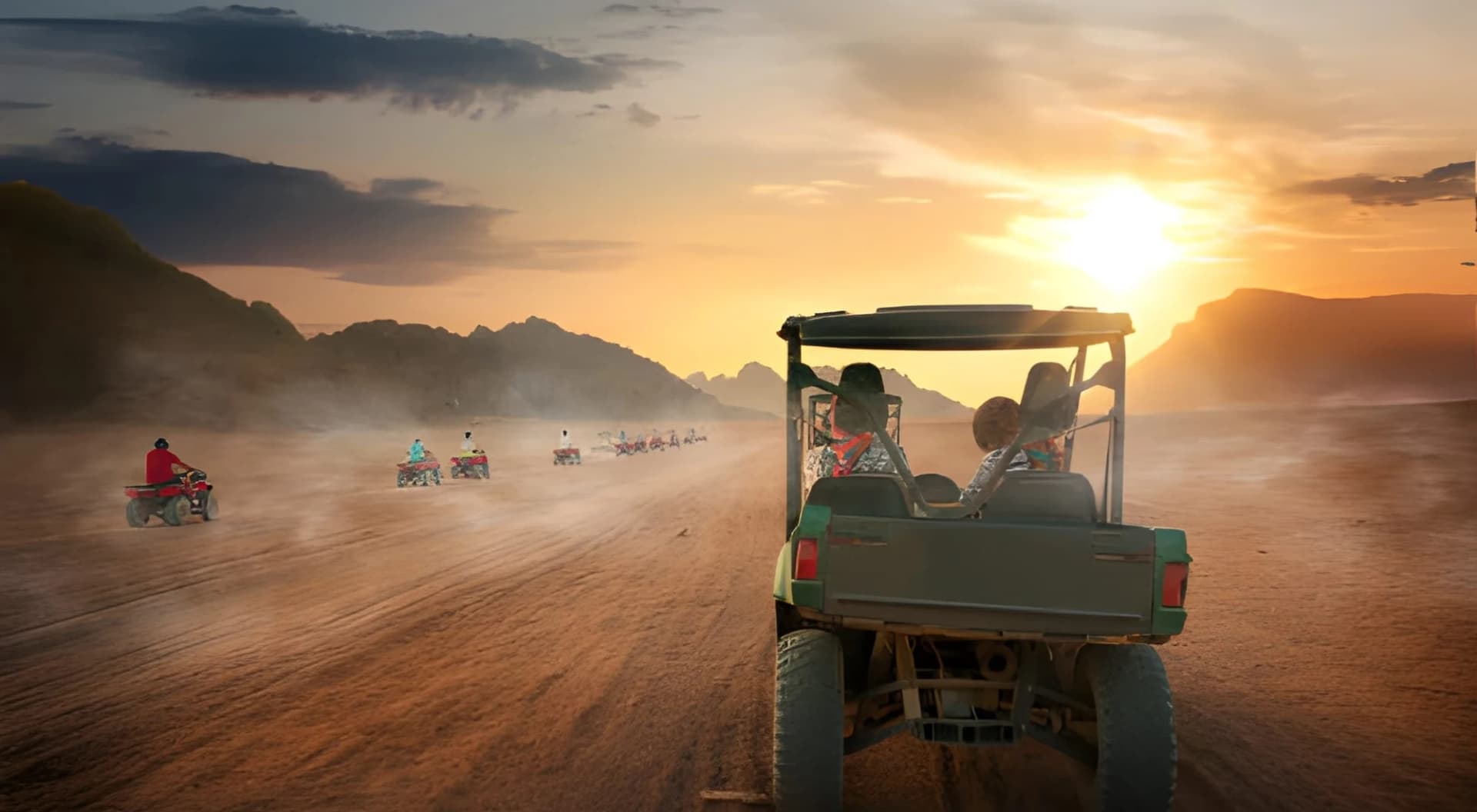 Safari por el desierto de Hurgada en jeep